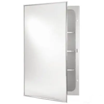 Original mirror with the hinges in the left